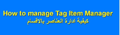 Tag Item Manager 